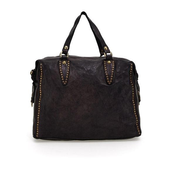 Campomaggi Lg Speedy Style Flavia Bowling Doctor Bag Dk Brown NWT Final Price - Picture 4 of 5